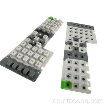 Kundenspezifische Pille-Taste Farbdrucktastatur Silikon
